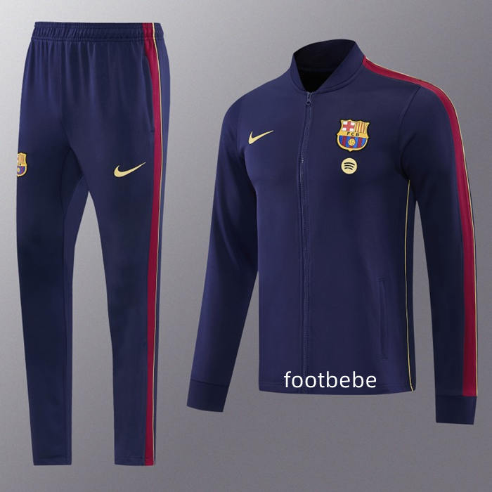 Ensemble veste Barcelone 2026 2027 bleu foncé