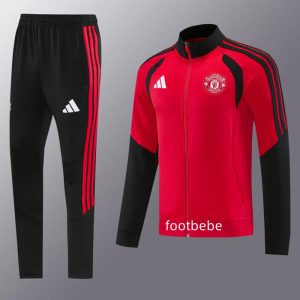 Ensemble veste Manchester United 2026 2027 rouge