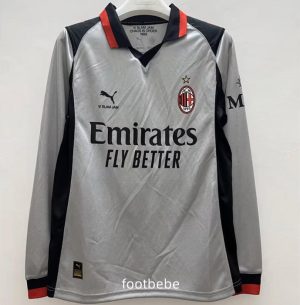 Maillot AC Milan 2026 2027 gris manches longues
