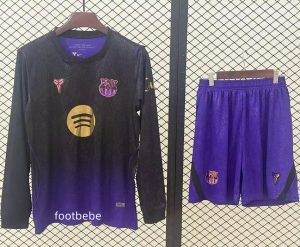 Maillot Barcelone Enfant 2026 2027 exterieur manches longues