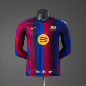 Maillot Match Barcelone 2026 2027 domicile manches longues