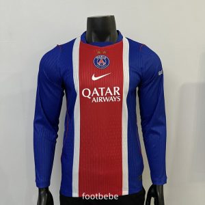 Maillot Match PSG 2026 2027 domicile Manches longues 2 étoiles