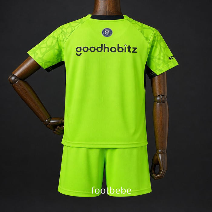 Maillot PSV Eindhoven Enfant 2026 2027 gardien de but Vert fluorescent 1