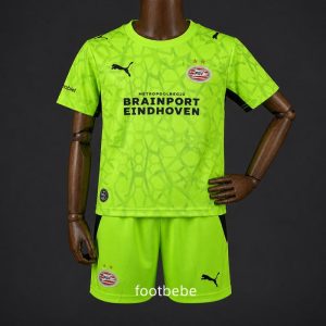 Maillot PSV Eindhoven Enfant 2026 2027 gardien de but Vert fluorescent