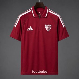 Maillot Séville 2026 2027 entraînement rouge