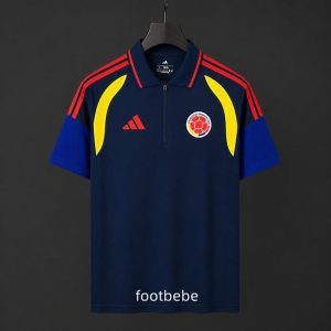 Maillot de foot Colombie 2026 2027 entraînement bleu foncé