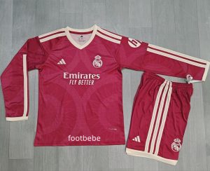 Maillot de foot Real Madrid Enfant 2026 2027 third manches longues