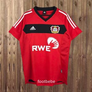 Maillot vintage Bayer 04 Leverkusen 2002 2004 domicile