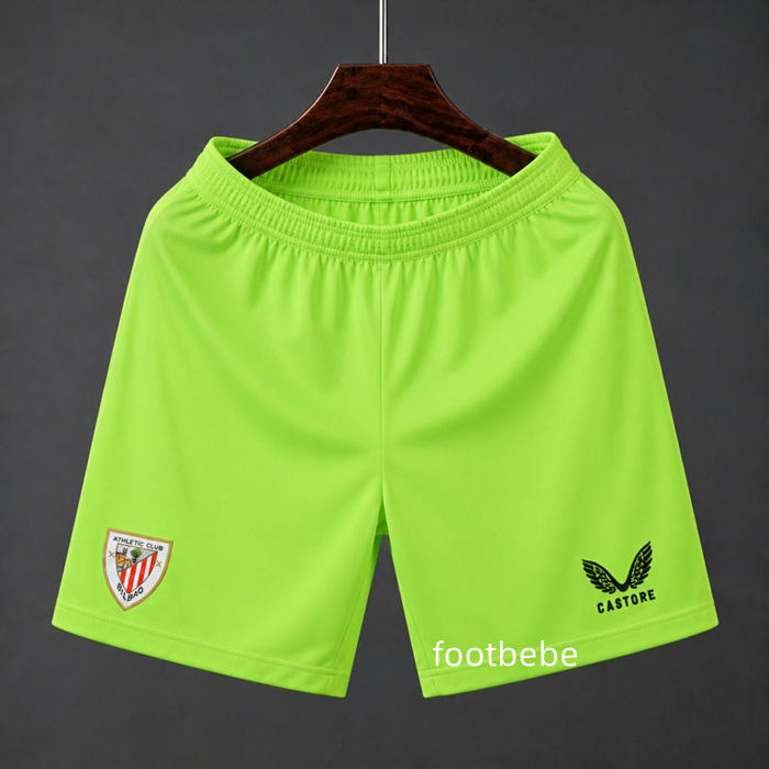 Short de foot Athletic Bilbao 2026 2027 Vert fluorescent