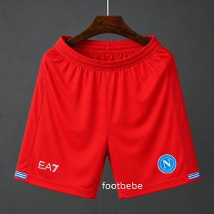 Short de foot Naples 2026 2027 rouge