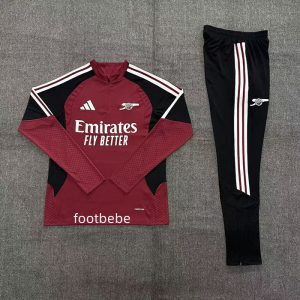 Survetement Arsenal 2026 2027 rouge foncé