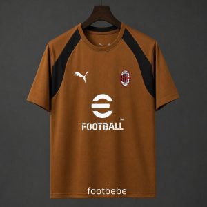 Maillot AC Milan 2026 2027 entraînement brun