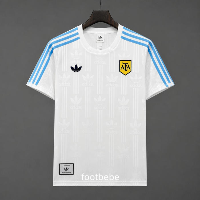 Maillot Argentine 2026 2027 entraînement Blanc