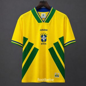 Maillot Brésil 2026 2027 Version rétro jaune