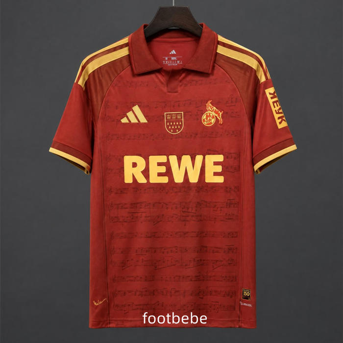 Maillot Cologne x Willi Ostermann 2026 2027 rouge