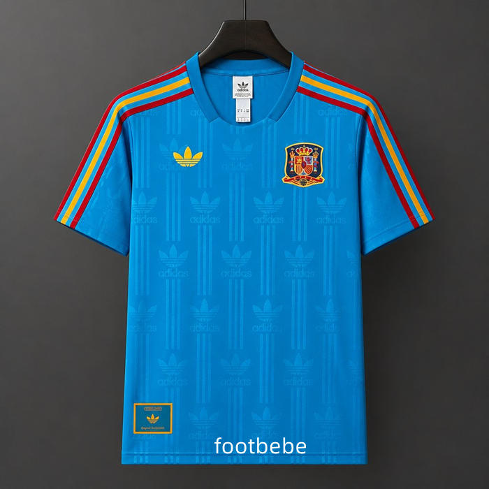 Maillot Espagne 2026 2027 entraînement Bleu