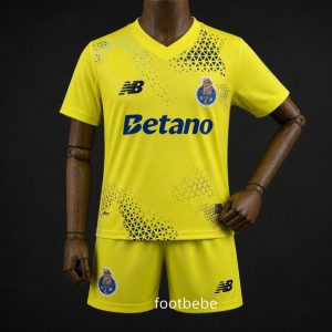 Maillot Porto Enfant 2026 2027 gardien de but jaune